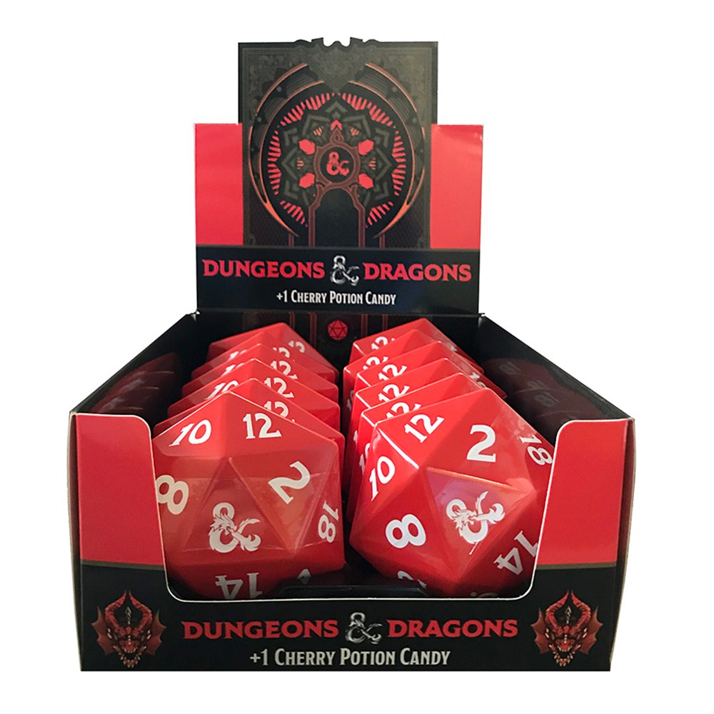 Dungeons & Dragons D20 +1 Cherry Potion Candy