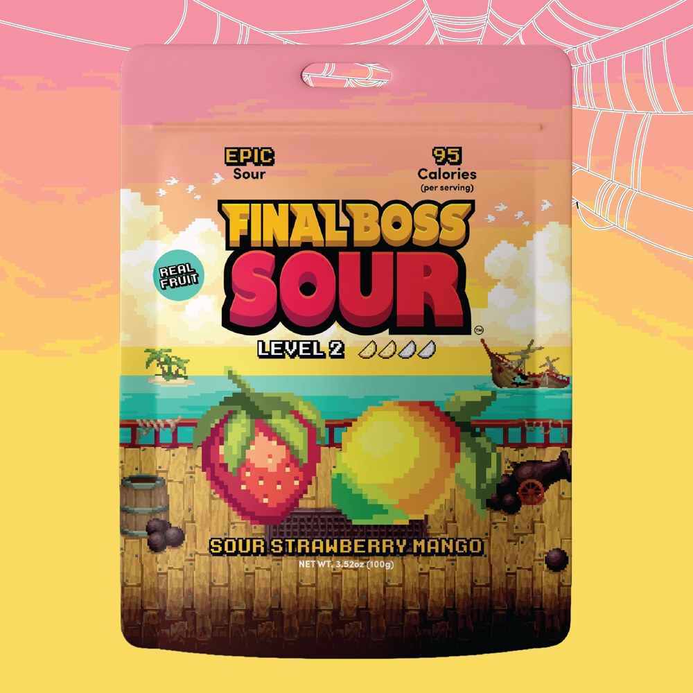 Final Boss Sour Level 2 — Strawberry Mango